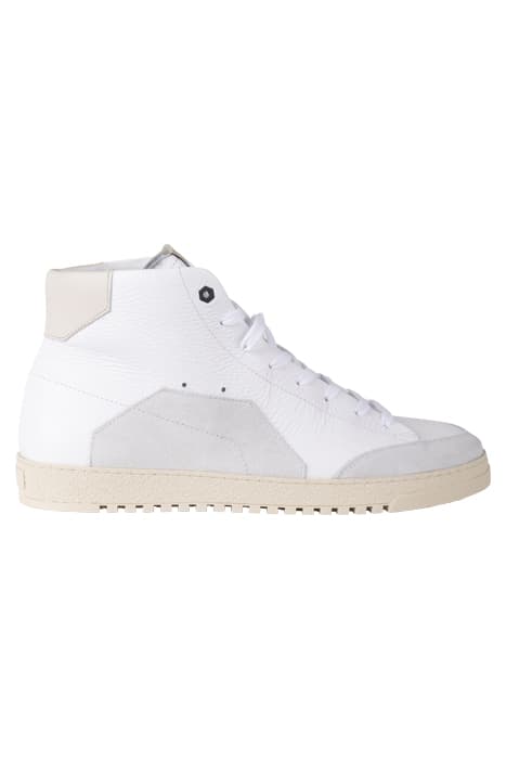 BASKETBALL HIGH TOP LEATHER WHITE by Dstrezzed