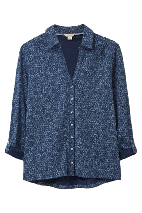 ANNIE JERSEY SHIRT NAVY PRINT by White Stuff