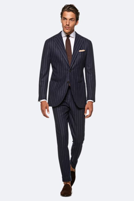 NAVY STRIPED JORT SUIT by Suitsupply