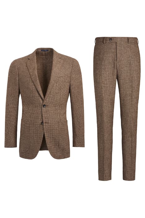 MID BROWN HOUNDSTOOTH HAVANA SUIT by Suitsupply