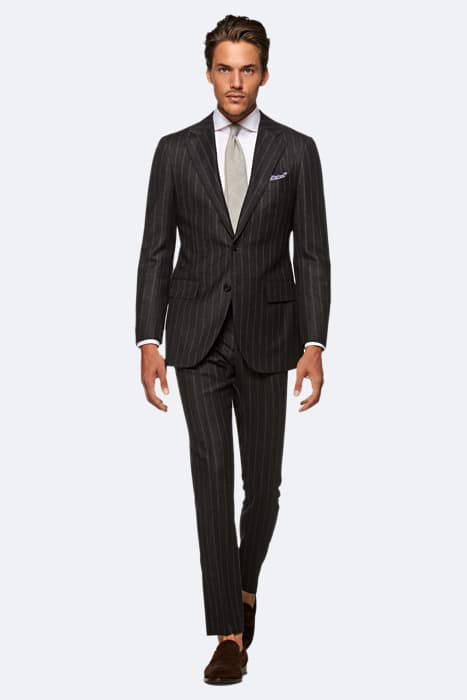 GREY STRIPED LAZIO SUIT by Suitsupply