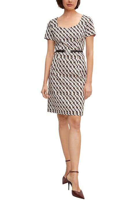 COMMA DRESSES WHITE AOP by Comma