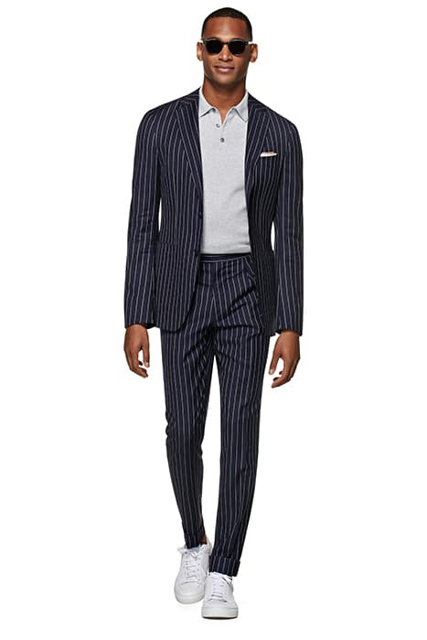 NAVY STRIPED HAVANA SUIT by Suitsupply