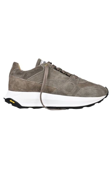 THE RACER LUX SUEDE BROWN/GREY by Mercer Amsterdam