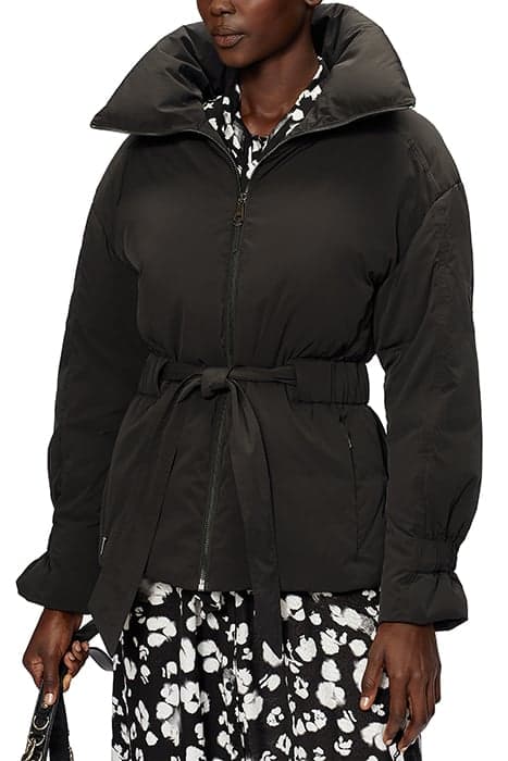 ALEXIII BELTED PUFFER JACKET BLACK by Ted Baker