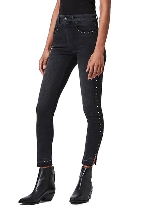 MILLER STUDDED JEAN BLACK by AllSaints