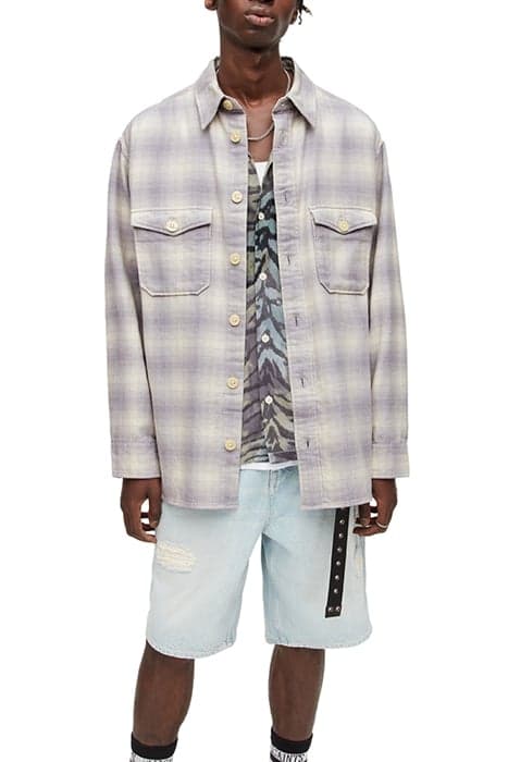 SHASTA LS SHIRT BLEACHED LILAC by AllSaints