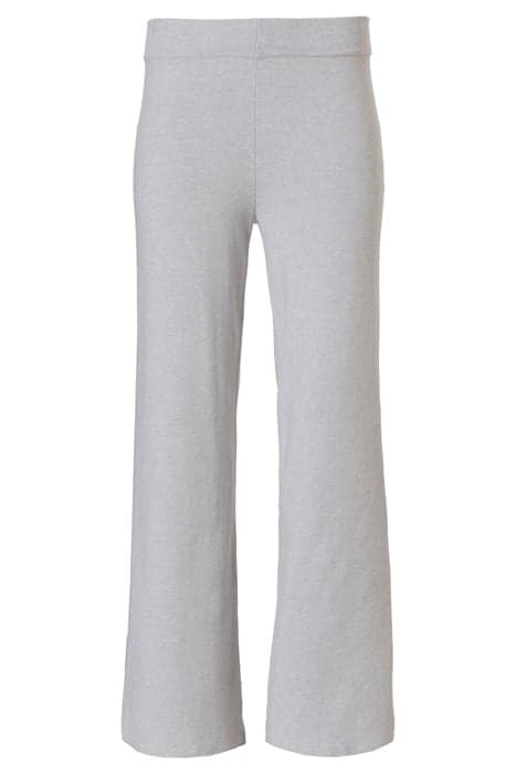 LW BO. TROUSERS VELIENE COMFORTABLE KNI LIGHT HEATHER GREY by Livera