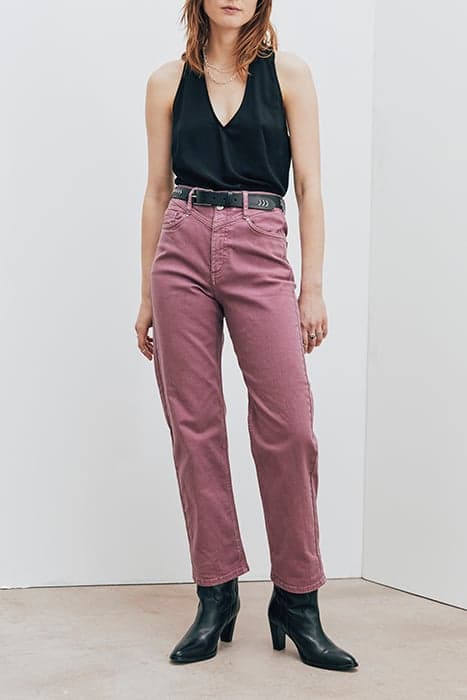 HIBISCUS ORGANIC MID-WAIST CROPPED SLOUCHY JEANS by IKKS