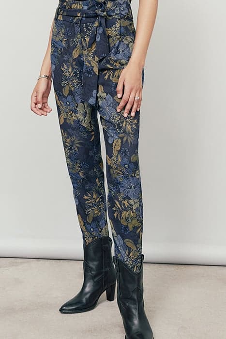 FLORAL PRINT HIGH-WAIST JOGGERS by IKKS