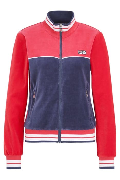 ZABIZ TRACK JACKET TRUE RED-MEDIEVAL BLUE by FILA