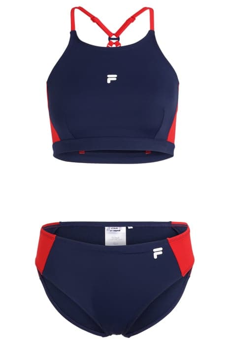 SIDON BIKINI MEDIEVAL BLUE-TRUE RED by FILA