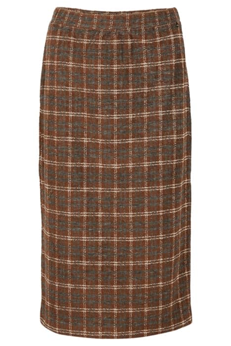 SKIRT CARREAUX BROWN by River Woods