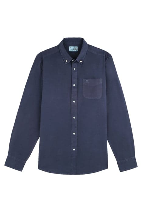 BEACH OXFORD SHIRT NAVY by Scalpers