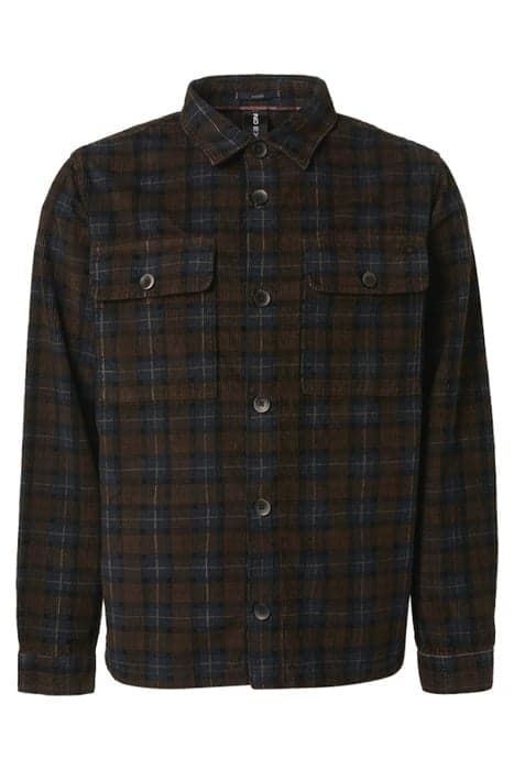 OVERSHIRT BUTTON CLOSURE CORDUROY CHECK RESPONSIBLE CHOICE C by No Excess