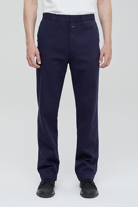 CLOSED MEN NASSAU STRAIGHT PANTS DARK NIGHT by Closed