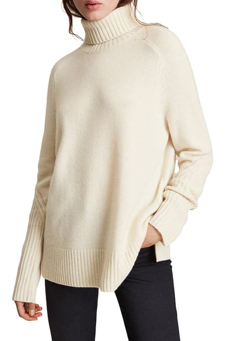 KIERA CASHMERE ROLL IVORY WHITE by AllSaints