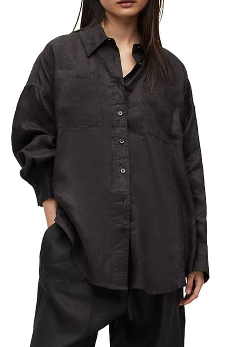 INEZ SHIRT BLACK by AllSaints