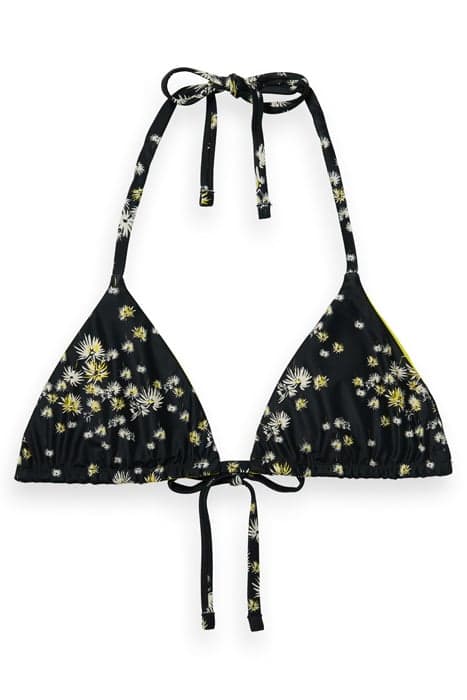 REVERSIBLE BIKINI TOP DANDELION BLACK by Scotch & Soda