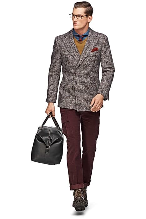 BURGUNDY PANTS by Suitsupply