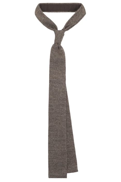 BROWN KNITTED TIE by Suitsupply