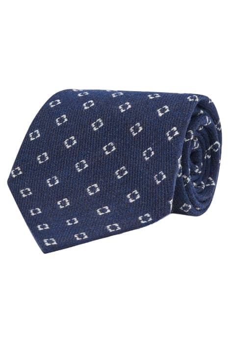 NAVY GRAPHIC TIE by Suitsupply