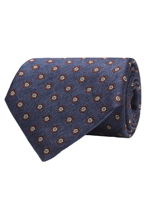 NAVY FLOWERS TIE by Suitsupply