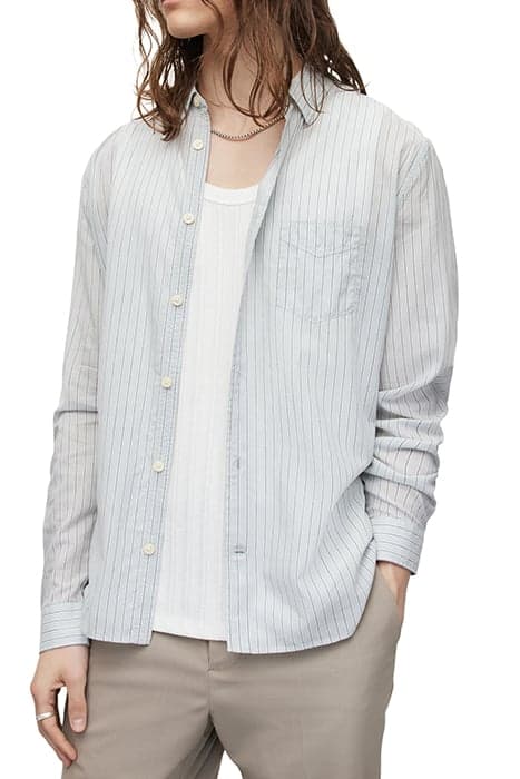 FORMENTERA LS SHIRT LIGHT GREY by AllSaints