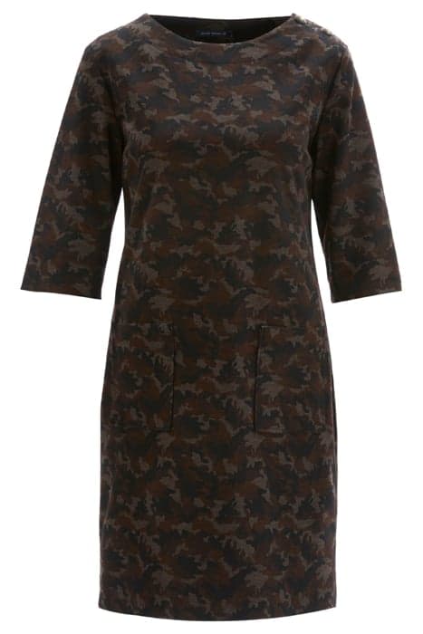 DRESS WITH FRONT POCKETS BROWN by River Woods