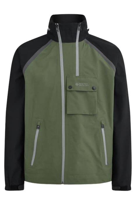 TWIN TRACK JACKET BLACK PEWTER GREEN by Belstaff