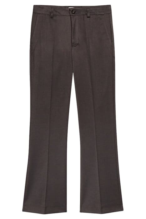 FLARED SOLID COLOUR TROUSERS GRAY by Motivi