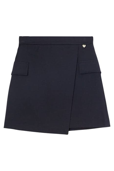 SHORT WRAPAROUND SKIRT BLUE by Motivi