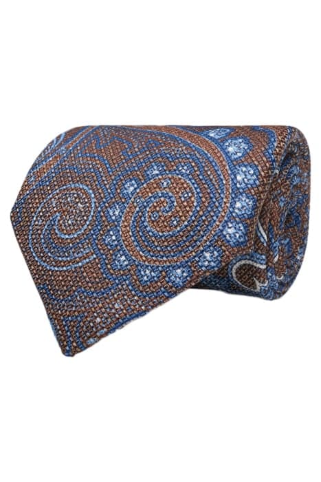 NAVY PAISLEY TIE by Suitsupply