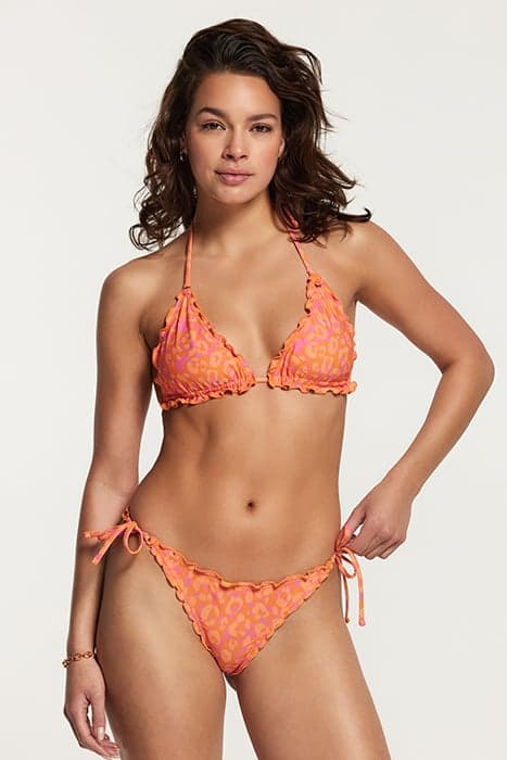 LIZ BIKINI SET LUSH LEOPARD ORANGE SUN ORANGE SUN by Shiwi