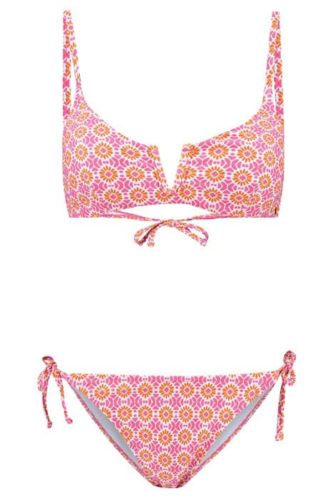 LEAH BIKINI SET PORTO TILE AZALEA PINK AZALEA PINK by Shiwi