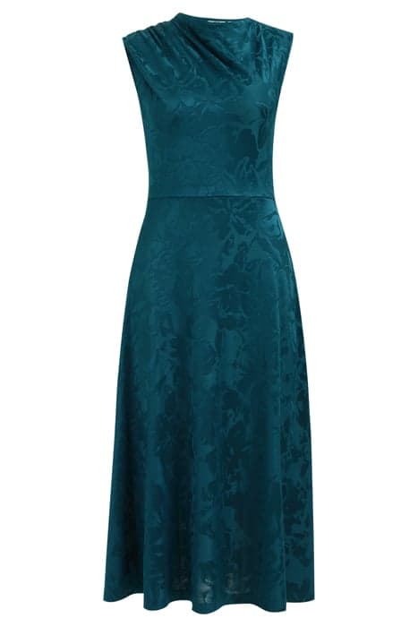 DRESS MIDI MOSS GREEN by WE Fashion