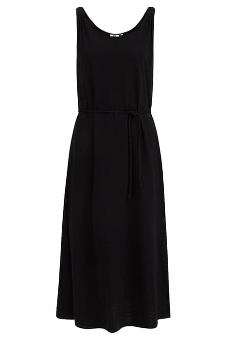 DRESS MIDI BLACK by WE Fashion