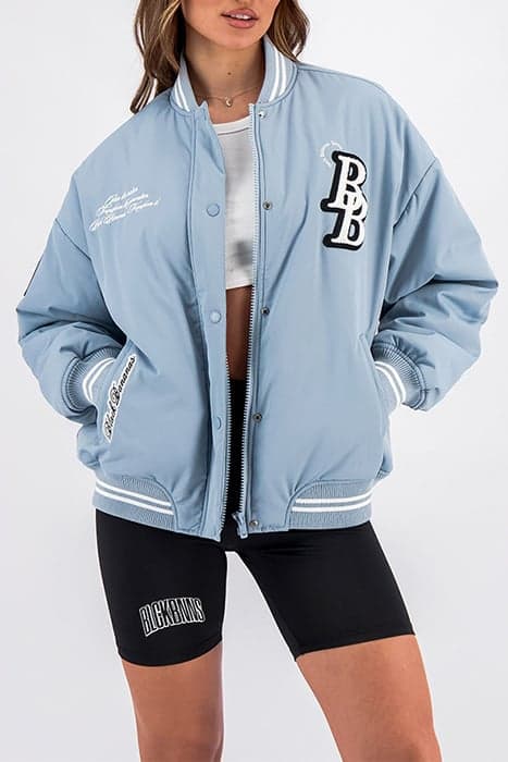 ROYAL BOMBER JACKET LIGHT BLUE by Black Bananas