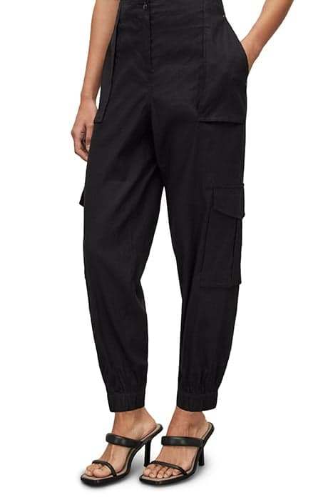 FRIEDA LINEN TROUSER BLACK by AllSaints