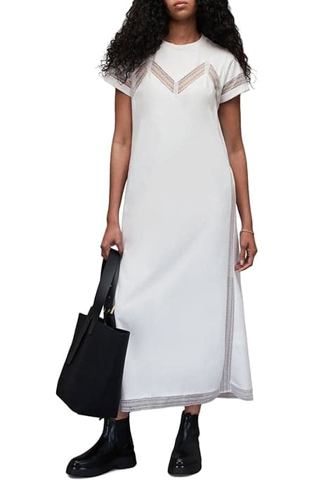 ANNA LACE MAXI DRESS OPTIC WHITE by AllSaints