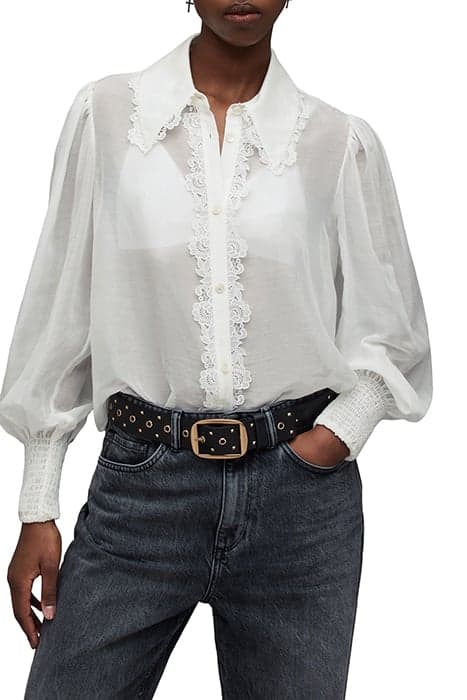 CELIA SHIRT WHITE by AllSaints