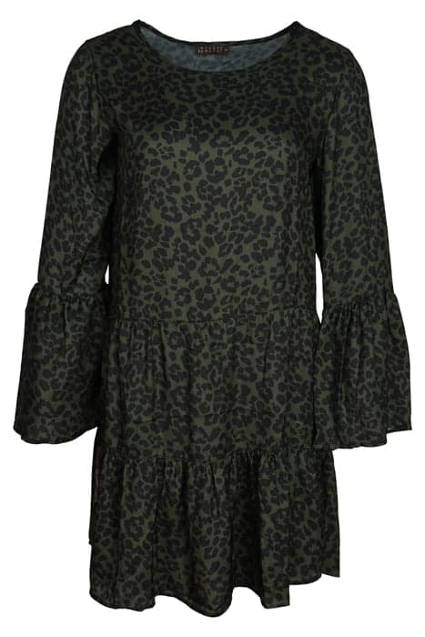 DRESS LEOPARD GREEN by Mucho Gusto