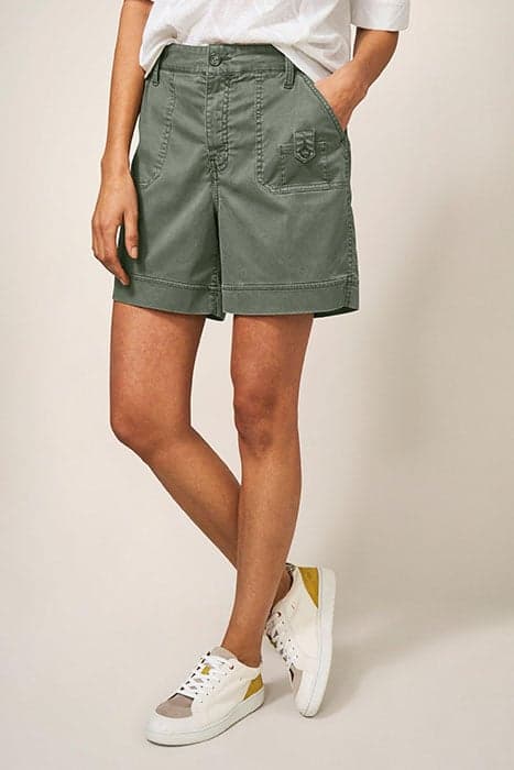 MOLLIE COMBAT SHORTS KHAKI GREEN by White Stuff