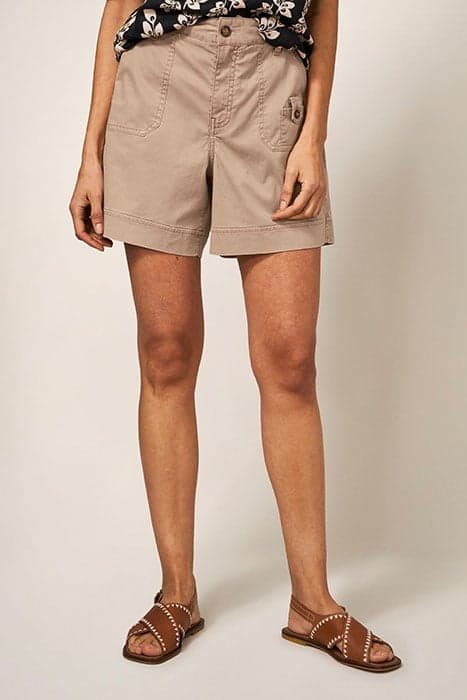 MOLLIE COMBAT SHORTS DARK NATURAL by White Stuff