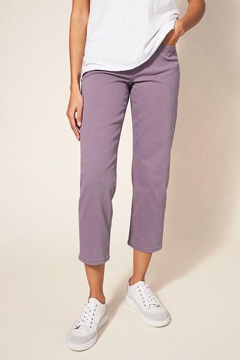 BLAKE STRAIGHT CROP JEAN DUSTY PURPLE by White Stuff