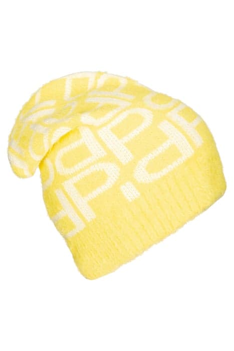 COMODINO CUFFIA MONOGRAM EFFET YELLOW/WHITE by PINKO