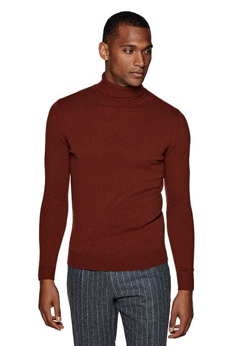 DARK RED TURTLENECK DARK RED by Suitsupply