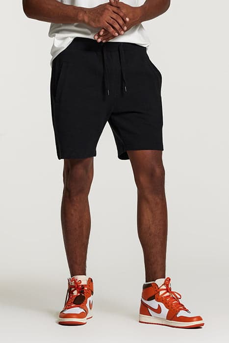 MEN PIQUE SHORTS MAVIS BLACK by Shiwi