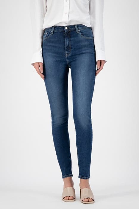 SKY RISE SKINNY PURE BLUE by Mud Jeans