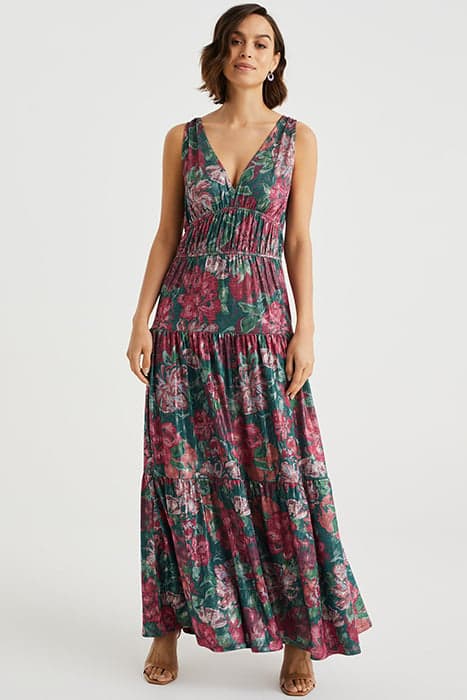 DRESS MAXI MULTI-COLOURED by WE Fashion